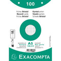 Fiche bristol 148 x 210 - Quadrillé
