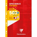 Copies doubles Clairefontaine A4 grands carreaux 500 pages