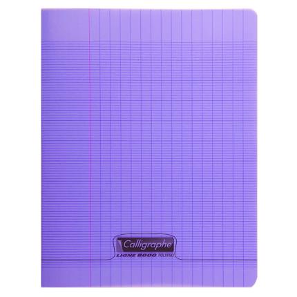 Cahier polypropylene 17 x 22- 96 pages