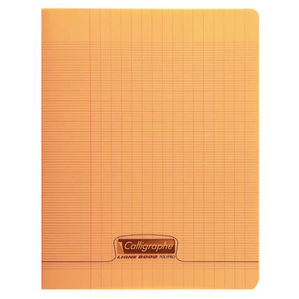 Cahier polypropylene 17 x 22- 96 pages