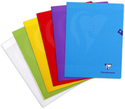 Cahier Clairefontaine polypropylene 21x29,7 cm - 90 gr - seyes - 96 pages