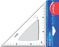 Equerre Cristal Maped 45 degrés, hypoténuse : 210 mm,