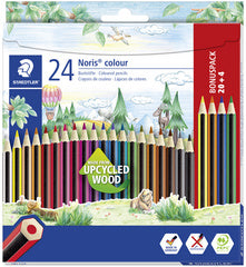 Crayon de couleur Staedtler, étui de 20+4