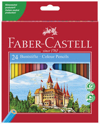 Crayons de couleur Faber-Castell- Etui de 24