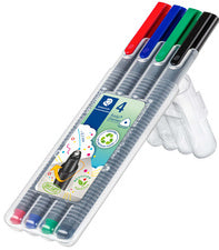 Feutres fins Staedtler Fineliner triplus, étui de 4