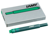 Cartouche d'encre LAMY grande capacité T10, VERT - 5 cartouches