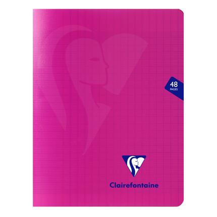 Cahier Clairefontaine polypropylene 21x29,7 cm - 90 gr - seyes - 96 pages