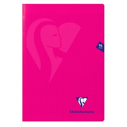 Cahier Clairefontaine polypropylene 17 x 22- 96 pages
