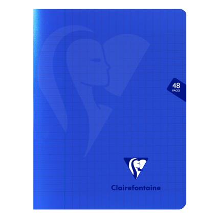 Cahier Clairefontaine polypropylene 17 x 22- 48 pages