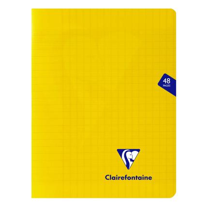 Cahier Clairefontaine polypropylene 21x29,7 cm - 90 gr - seyes - 48 pages