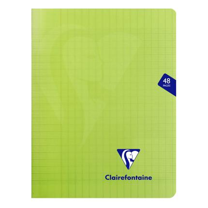 Cahier Clairefontaine polypropylene 21x29,7 cm - 90 gr - seyes - 48 pages