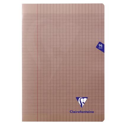 Cahier Clairefontaine polypropylene 21x29,7 cm - 90 gr - seyes - 96 pages