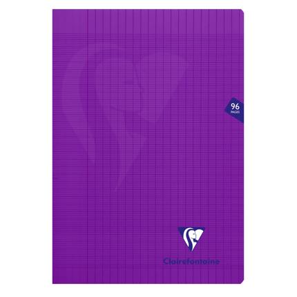 Cahier Clairefontaine polypropylene 17 x 22- 96 pages