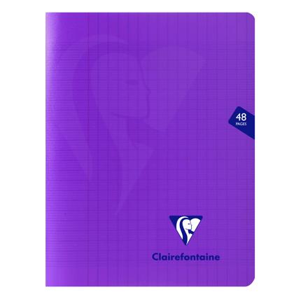 Cahier Clairefontaine polypropylene 17 x 22- 48 pages