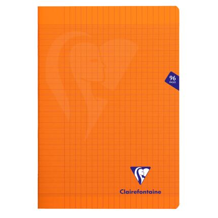 Cahier Clairefontaine polypropylene 21x29,7 cm - 90 gr - seyes - 96 pages