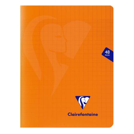 Cahier Clairefontaine polypropylene 17 x 22- 48 pages