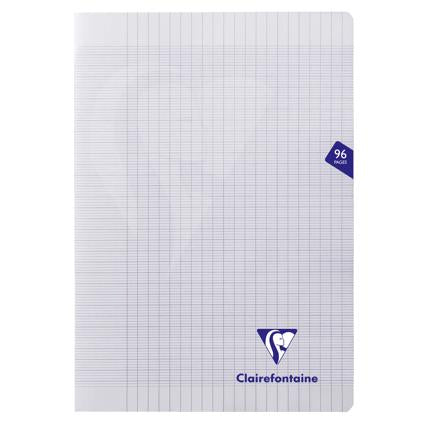 Cahier Clairefontaine polypropylene 17 x 22- 96 pages