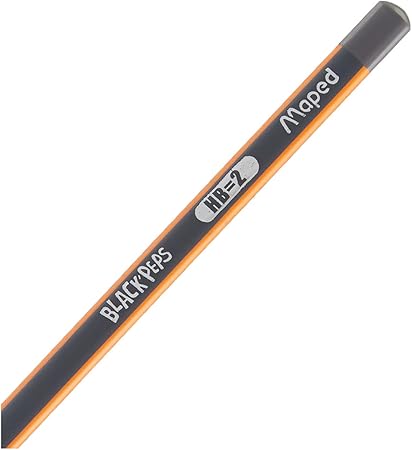LOT de 12  Crayons à papier Maped Black'Peps