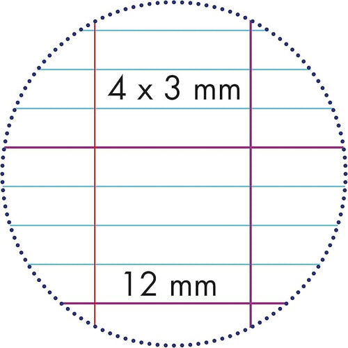 Cahier piqué 17x22 cm 32 pages- 3 mm agrandis 12/12