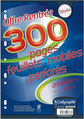 Feuilles simples A4 grands carreaux 300 pages