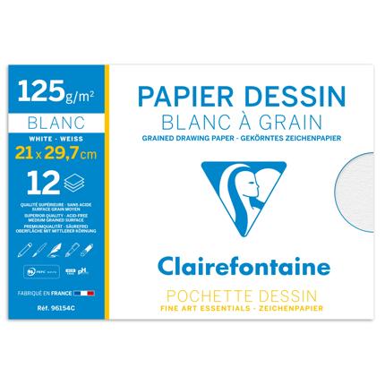 Papier dessin à Grain  A4 - 125g