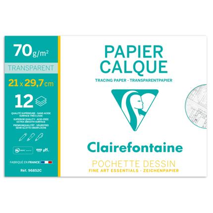 Papier Calque  21x29.7cm- 12  feuilles