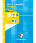 Feuilles mobiles Clairefontaine A4 grands carreaux 500 pages