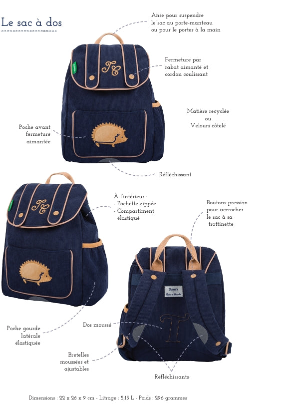 Sac à dos Hérisson