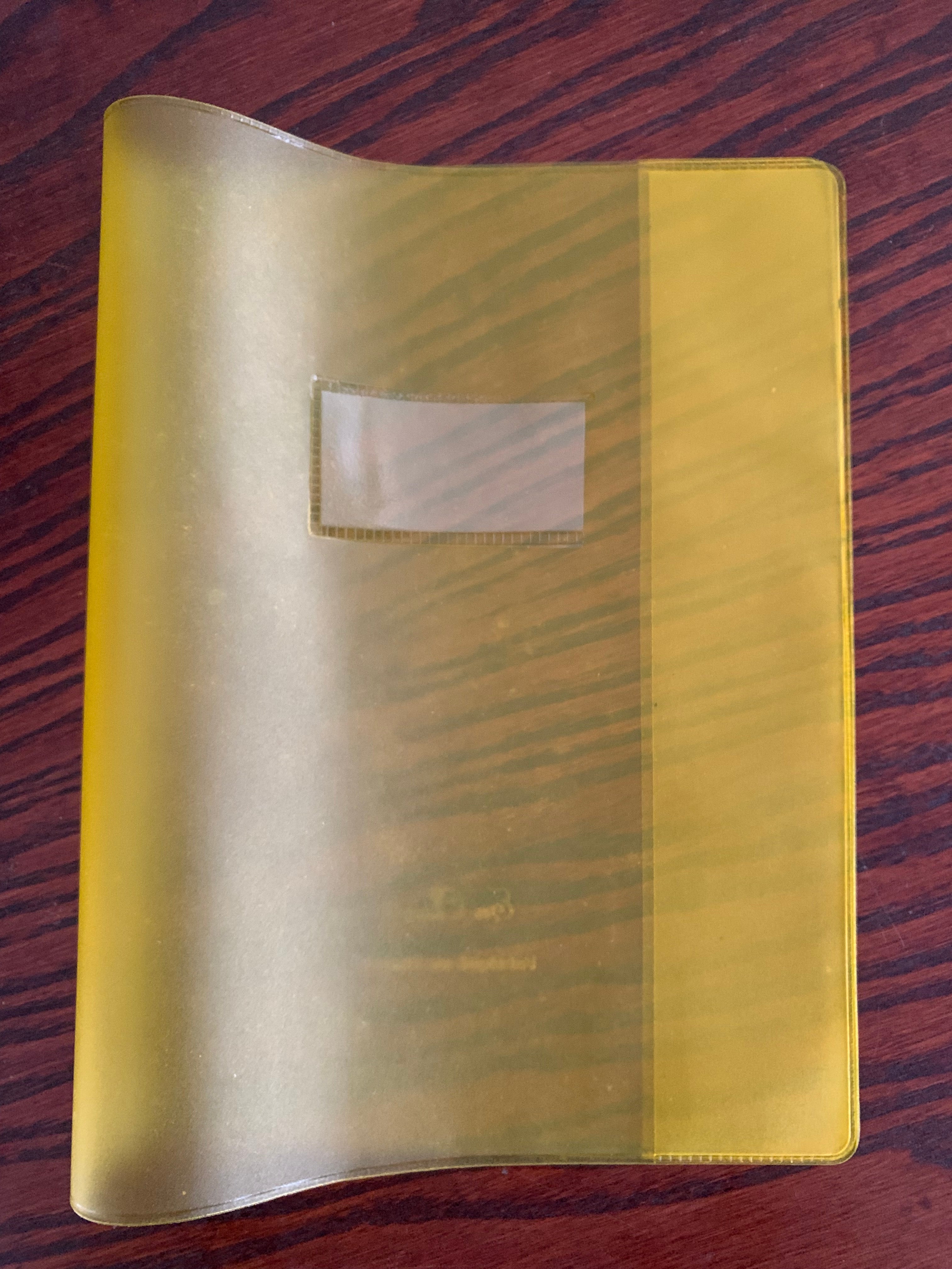 Protège-cahier 17x22cm transparent En Classe