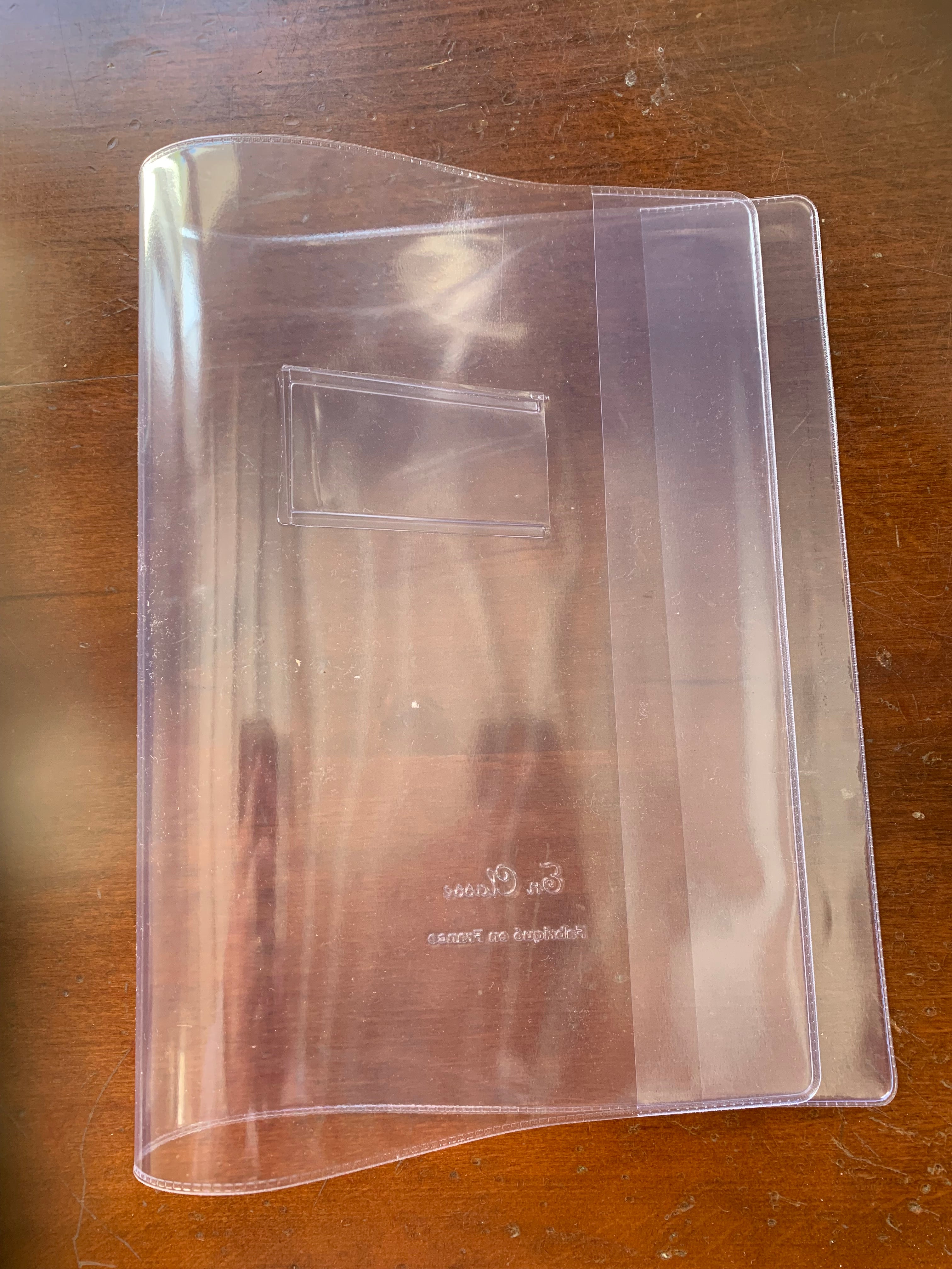 Protège-cahier Incolore En Classe