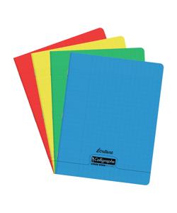 Cahier polypropylène 21x29,7cm- 96 pages 5x5