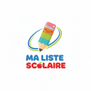 Logo MA LISTE SCOLAIRE bleu et rouge