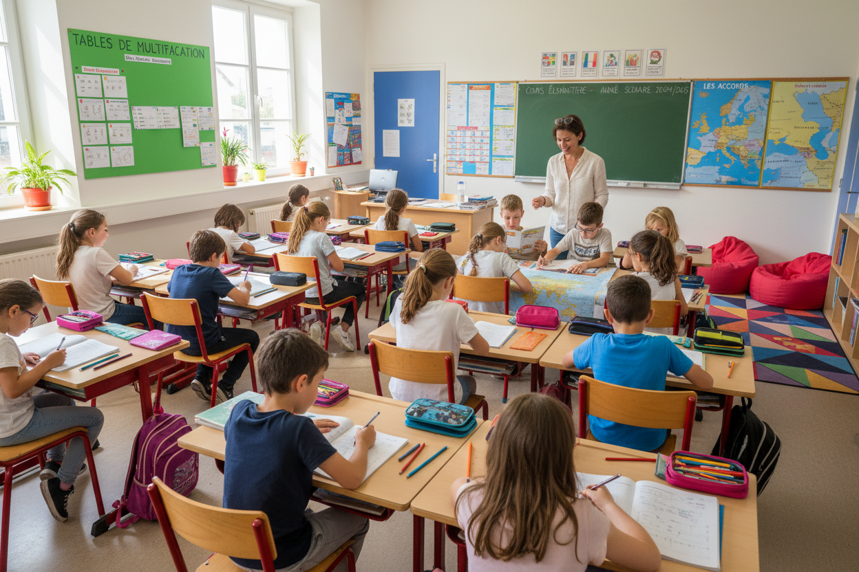 une classe de CE